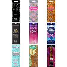 10 New Assorted Indoor Tanning Packets, A Grab Bag of DEVOTED CREATIONS Premium Lotions, (DC Packets may be different from those shown in sample photo)