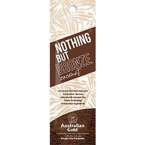 1 packet Nothing But Bronze Coconut Advanced Ultra Dark Natural & DermaDark Bronzer .5oz