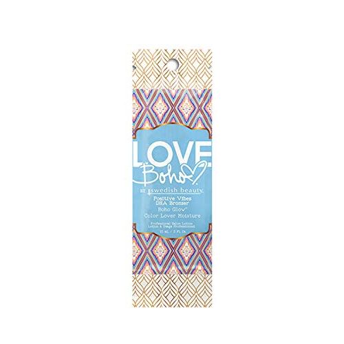 1 packet Love Boho Positive Vibes Tanning Lotion Bronzer .5oz