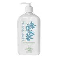Hemp Nation Aloe & Ocean Water with DermaDark Bronzer & Tattoo Fade Protection 18oz