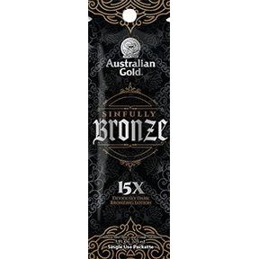 1 packet Sinfully Bronze 15x Dark Bronzer with Tyrosine .5oz