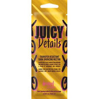1 packet Juicy Details Transfer Resistant WHITE DHA Bronzer Tattoo Color Fade Protect .5oz