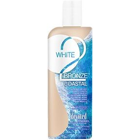 White 2 Bronze Coastal Blue Hued Dark Tan Enhancer 8.5oz  TOP SELLER!