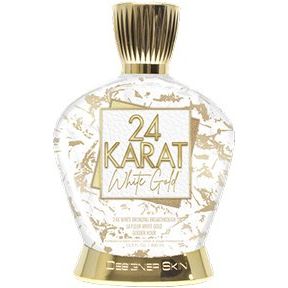 24 Karat White Gold 24x White Bronzer - Gold Of Pleasure Oil - Squalane & Hyaluronic Acid 13.5oz