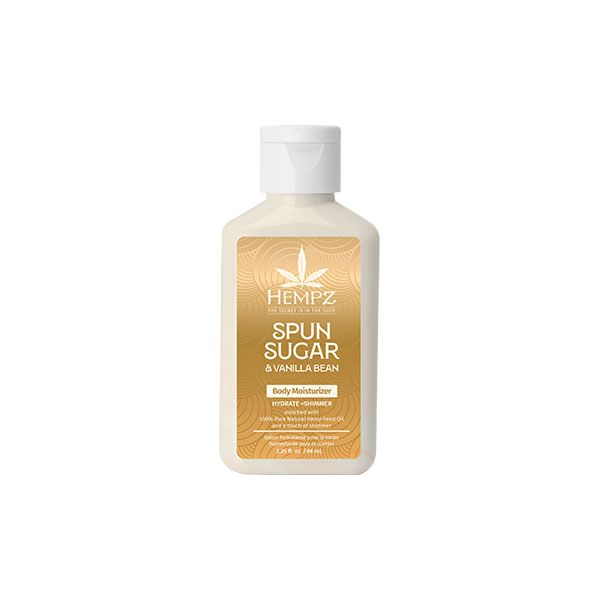 Hempz Spun Sugar & Vanilla Bean Body Moisturizer Mini 2.25oz Limited Edition