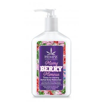 Hempz Merry Berry Mimosa Tan Extending Herbal Body Moisturizer 8.5 oz Limited Edition