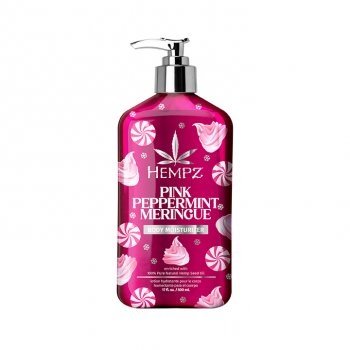 Hempz Pink Peppermint Meringue Body Moisturizer 17oz Limited Edition