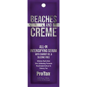 1 free packet Beaches and Creme All-In All-In Intensifying Serum .75oz
