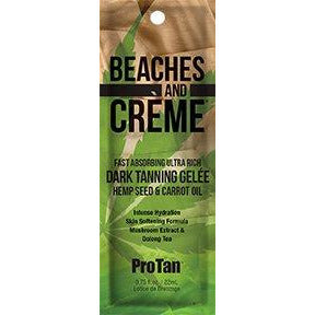 1 free packet Beaches & Creme Ultra Dark Gelee with Hemp & Tyrosine .75oz