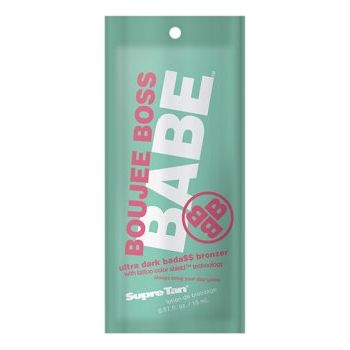 1 free packet Boujee Boss Babe Dramatically Dark Bronzers 4 Instant Color with added Tyrosine .57oz