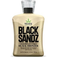 Hempz Black Sandz DHA & Cosmetic Bronzers with 3-part Accelerator Complex Tyrosine Melanin & Carob Extract 13.5oz