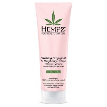 Hemp Lotion Raspberry Hempz Blushing Grapefruit and Raspberry Creme In-Shower Moisturizer 8 ...