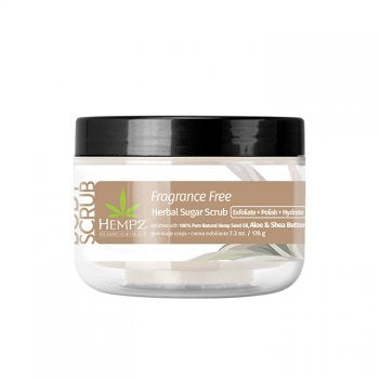 Hempz Fragrance Free Sugar Scrub 7.3oz