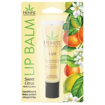 Hempz Herbal Lip Balm Blister Pack Fragrance: Sweet Citrus