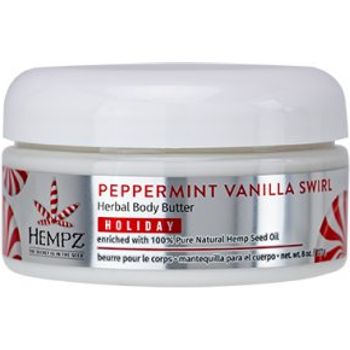 Hempz Peppermint Vanilla Swirl Body Butter 8oz Mini Limited Edition