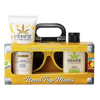 Hempz Road Trip Original Banana Floral Travel Size 3 count Limited Edition