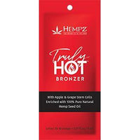 1 packet Hempz Truly Hot Fiery Formula & DHA Bronzers .5oz Top Seller!