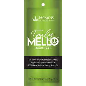 1 free packet Hempz Truly Mellow Dark Tan Intensifier with Tyrosine .57oz