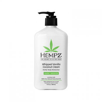 Hempz Whipped Vanilla Coconut Cream Herbal Body Moisturizer 17oz
