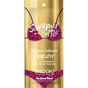 1 packet Snooki Summer In A Bottle Advanced Darkening Bronzer Gluten Free Vegan Free .57oz