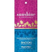 1 free packet Snooki Sunshine & Shorelines Ultra Darkening Natural Bronzer w/Tattoo ColorShield T .5oz