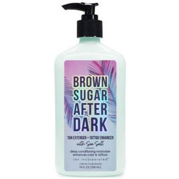 Brown Sugar After Dark Sea Salt Moisturizer Tan Extender & Tattoo Enhancer 18oz