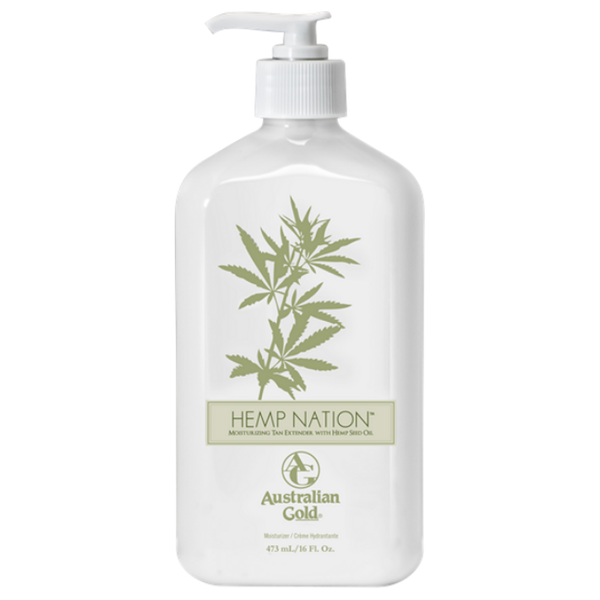 Hemp Nation Agave & Lime Tan Extender Age Defying Blend 18oz New Packaging