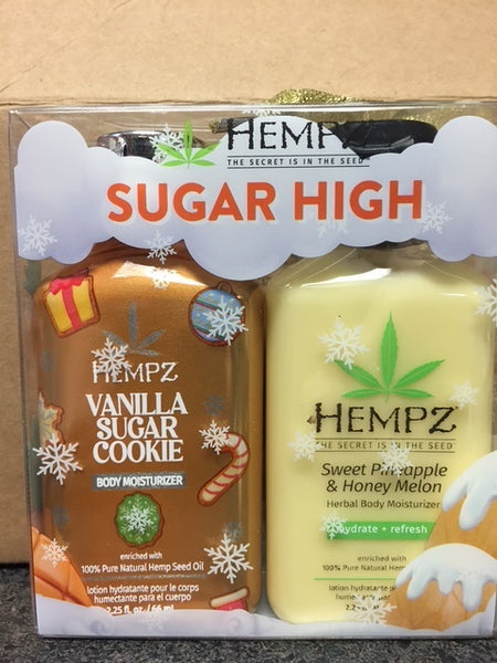 HEMPZ Sugar High Vannila Sugar Cookie & Sweet Pineapple Honey Melon Kit 2pc 2.25oz Each