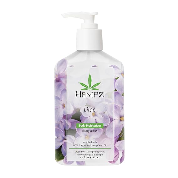 Hempz Lilac Lotion Hydrating Body Moisturizer Hands and Feet Limited Edition 8.5oz