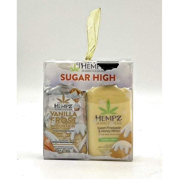 HEMPZ Sugar High Vanilla Frost Mountain & Sweet Pineapple Honey Melon Kit 2pc 2.25oz Each