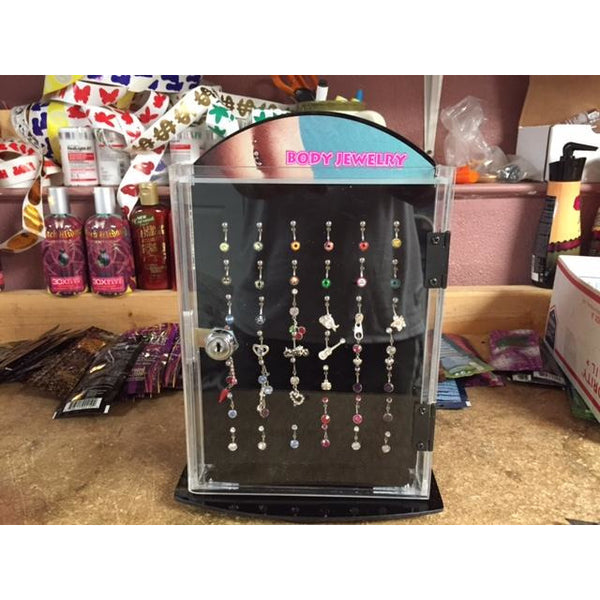 Belly Rings 42 Sterling Sliver w/Turnable & Locking Case