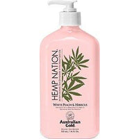 Hemp Nation White Peach & Hibiscus Tan Extender 18oz TOP SELLER!