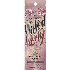 1 packet  Wicked Lovely Instant Bronzer w/ Melanin & Never Fade Tattoo Technology .5oz