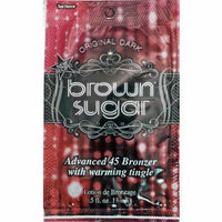 1 packet Brown Sugar Original Dark 45xBronze Warm Tingle .5oz