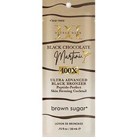 1 packet Double Dark Black Chocolate Martini 400x Advanced Black Bronzer w/Skin Firming