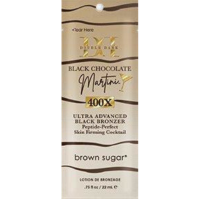 1 packet Double Dark Black Chocolate Martini 400x Advanced Black Bronzer w/Skin Firming