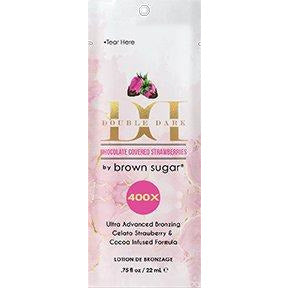 1 free packet Double Dark Chocolate Covered Strawberries 400x Advanced Bronzing Gelato .75oz