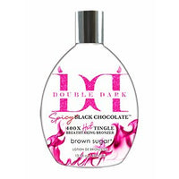 Brown Sugar Double Dark Spicy Black Chocolate 400X Hot Tingle Bronzer 13.5oz