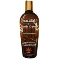 Most CHOCOLATE and VANILLA CREME Natural Dark Accelerator 8.5 oz