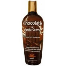 Most CHOCOLATE and VANILLA CREME Natural Dark Accelerator 8.5 oz