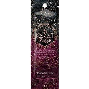 1 packet Designer Skin 16x Karat Rose Gold Dazzling DHA  & Erythurlose Bronzer .5oz