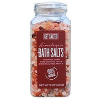 Get Salted Himalayan Bath Salts 16oz Jar NEW!