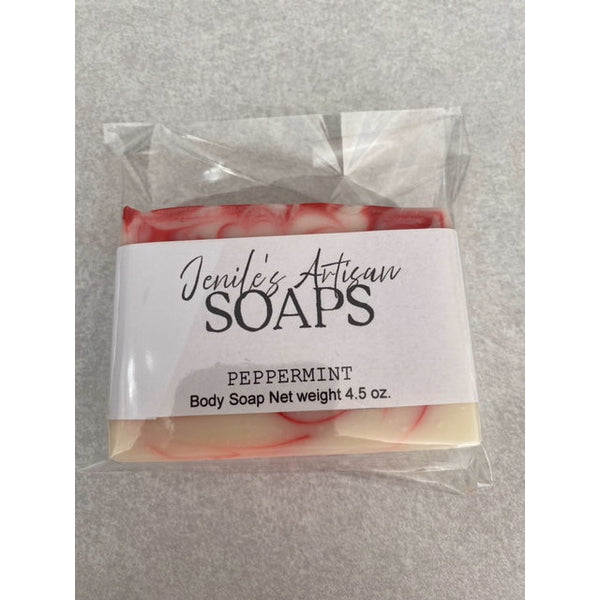 Peppermint Artisan Hand & Body Soap 4.5oz Limited Edition