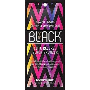 1 packet Go To Black Elite Dark DHA Bronzer w/Melanin & Tyrosine .57oz TOP SELLER!