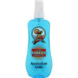 Australian Gold Aloe Freeze SPRAY Gel 4 sunburn relief  8oz