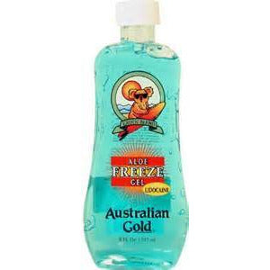 Australian Gold Aloe Freeze Gel 4 sunburn relief Aloe Freeze Gel with Lidocaine 8oz