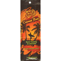 1 packet Coconut Rum Dark Tan Accelerator 4 Tropical Color  .7oz