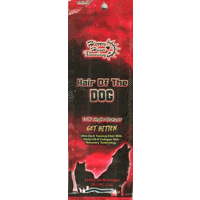 1 packet Hair of The Dog 75xTingle Bronzer .7 oz