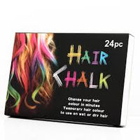 Instant Hair Chalkin Non Toxic Hair Chalk Temporary Color24 ct