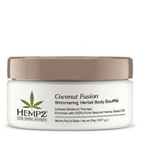 Hempz Shimmering Coconut Herbal Body Soufflé 8oz Jar